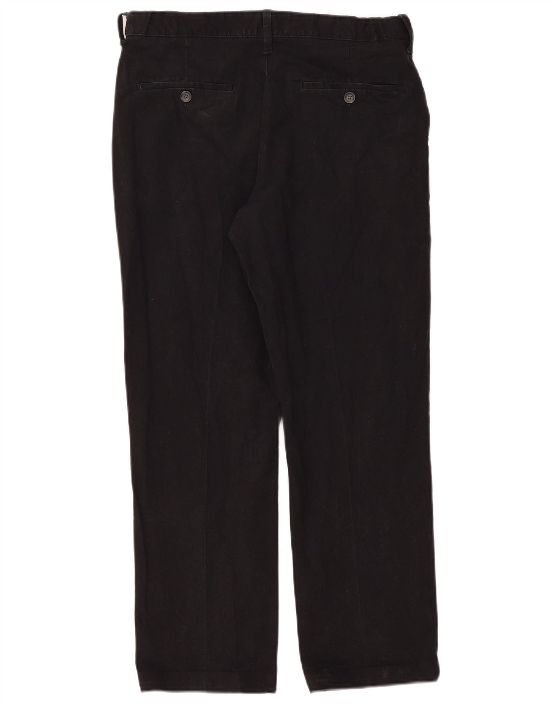 Pantaloni chino dritti vestibilità regolare da uomo Marks & Spencer W32 L29 neri