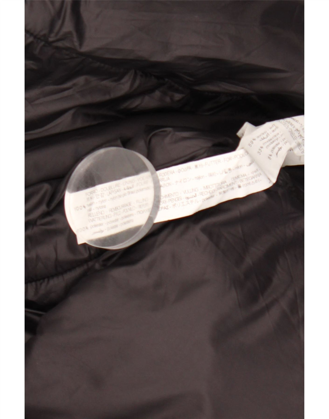 Soprabito oversize con cappuccio da donna ZARA UK 6 XS nylon nero