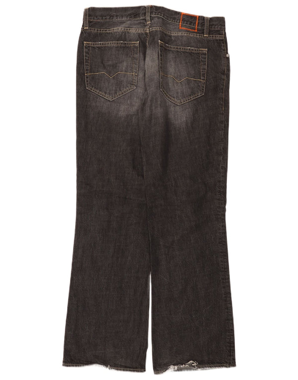 Jeans bootcut da uomo HUGO BOSS W34 L32 cotone nero