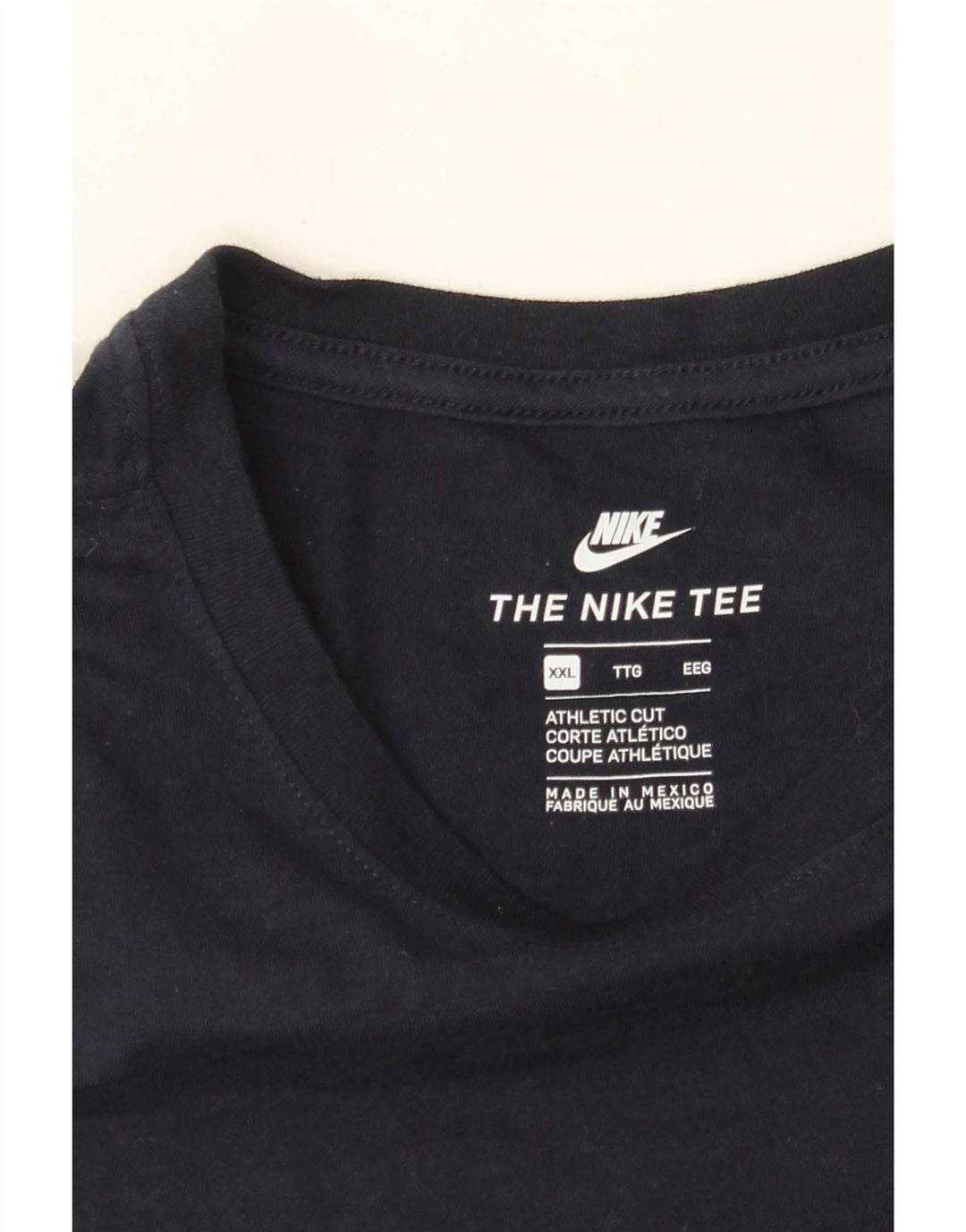 T-shirt grafica Nike da uomo con taglio atletico, 2XL, blu navy