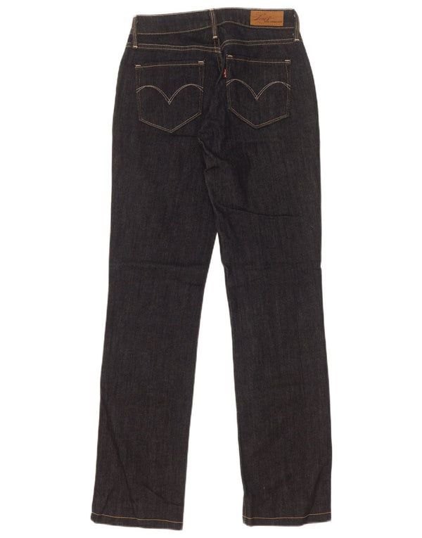 Jeans dritti Bold Curve da donna Levi's W25 L32 cotone nero
