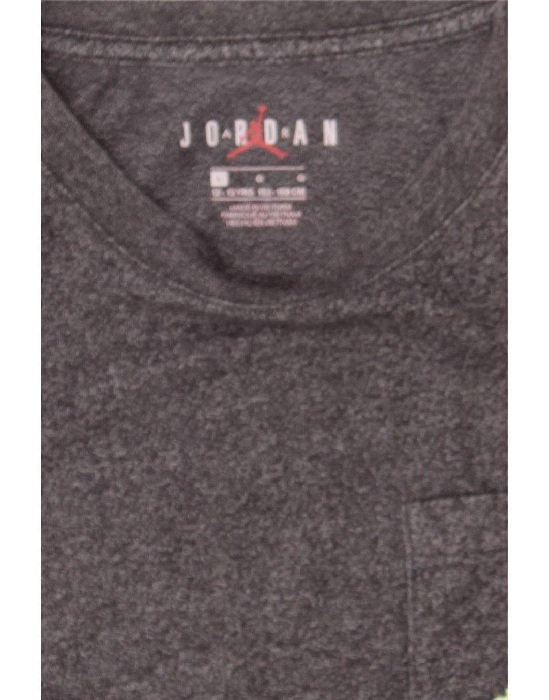 T-shirt Jordan da ragazzo, 12-13 anni, grande, grigia chiazzata