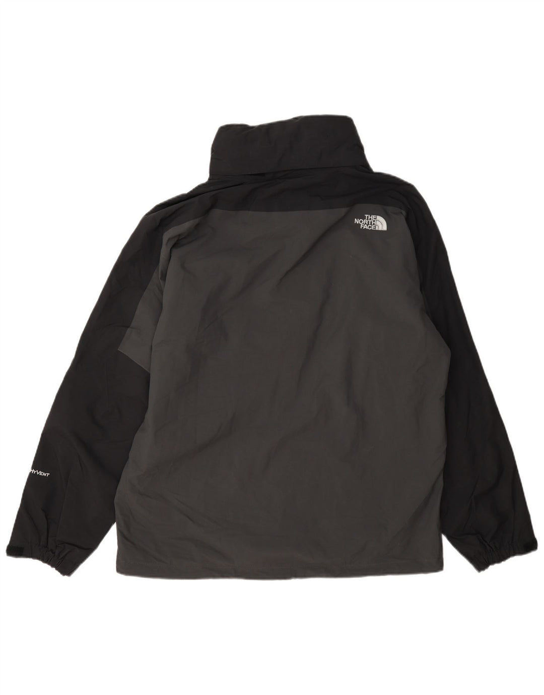 Giacca antipioggia da uomo The North Face Hyvent con cappuccio UK 38 Colore grigio medio