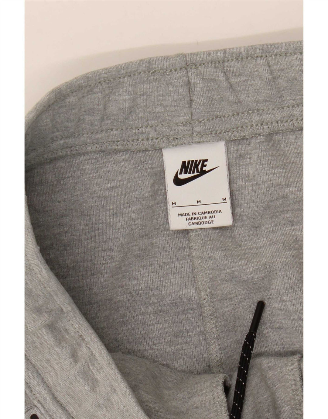 Pantaloni da tuta da uomo Nike Joggers in cotone chiazzato grigio medio