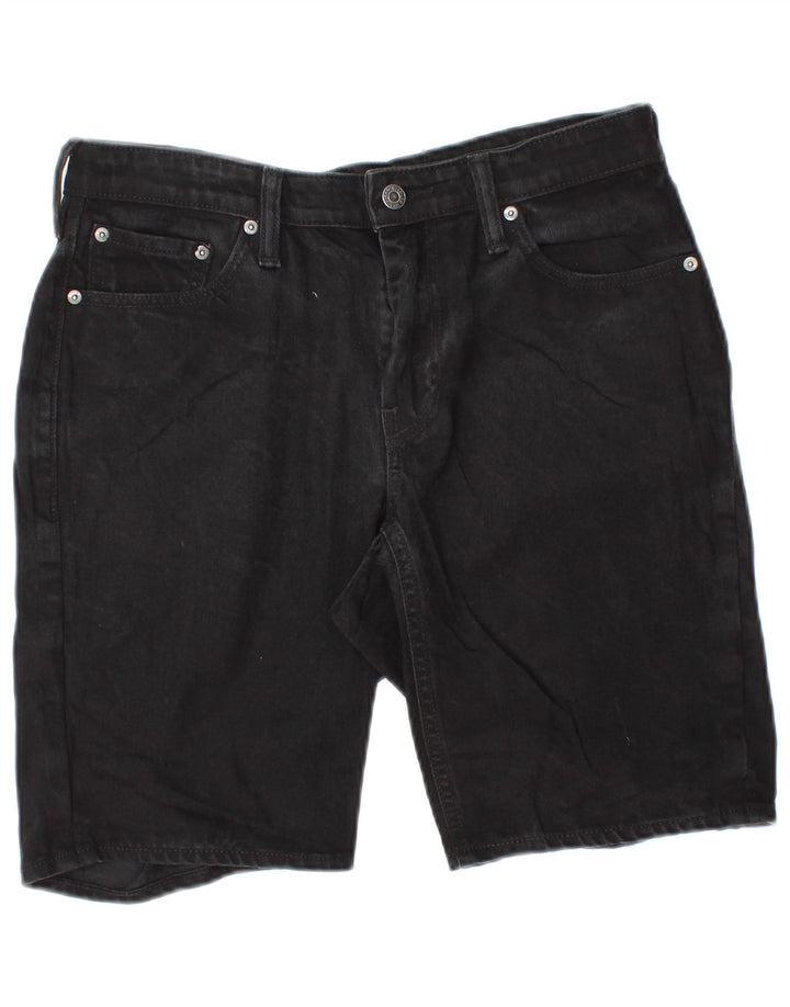 LEVI'S Pantaloncini di jeans 541 da uomo W30 cotone nero medio