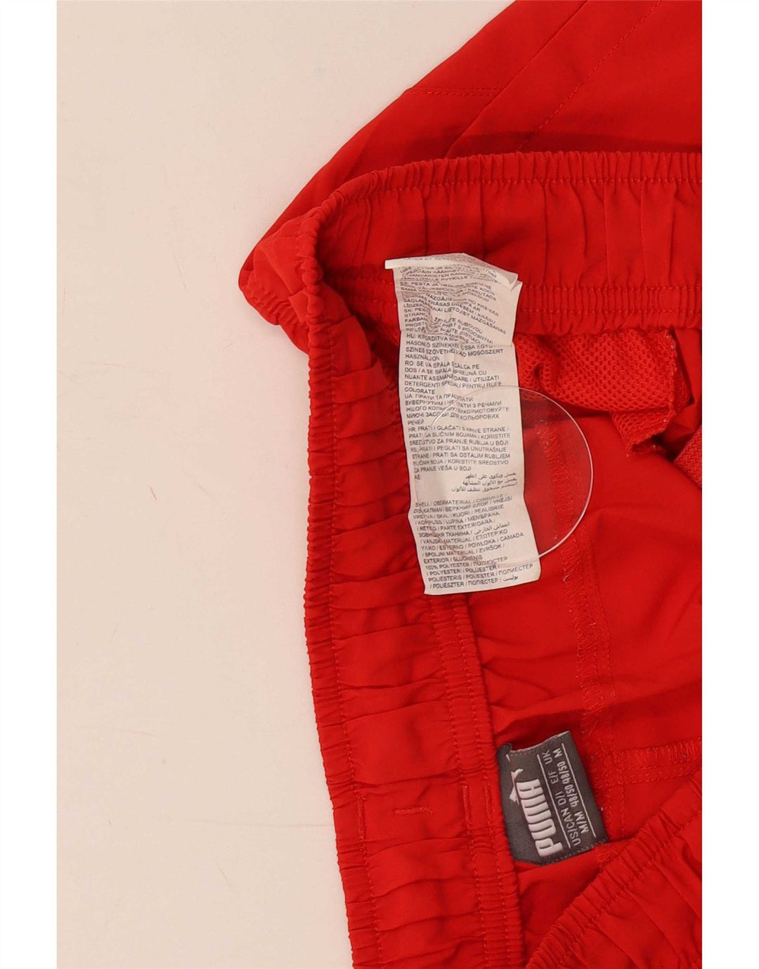 Pantaloncini sportivi da uomo Puma Poliestere rosso medio