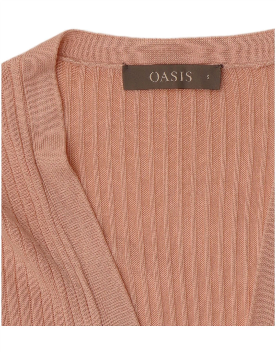 OASIS Womens Longline Open Cardigan Sweater UK 10 Small Pink