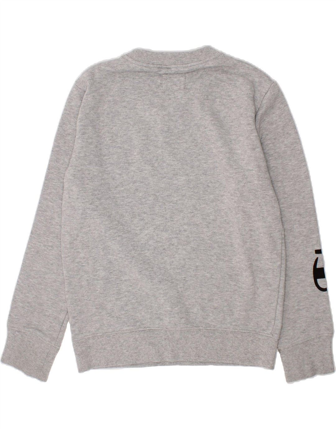 CHAMPION Boys Graphic Sweatshirt Jumper 7-8 Years Medium Grey Cotton Vintage Champion and Second-Hand Champion from Messina Hembry 
