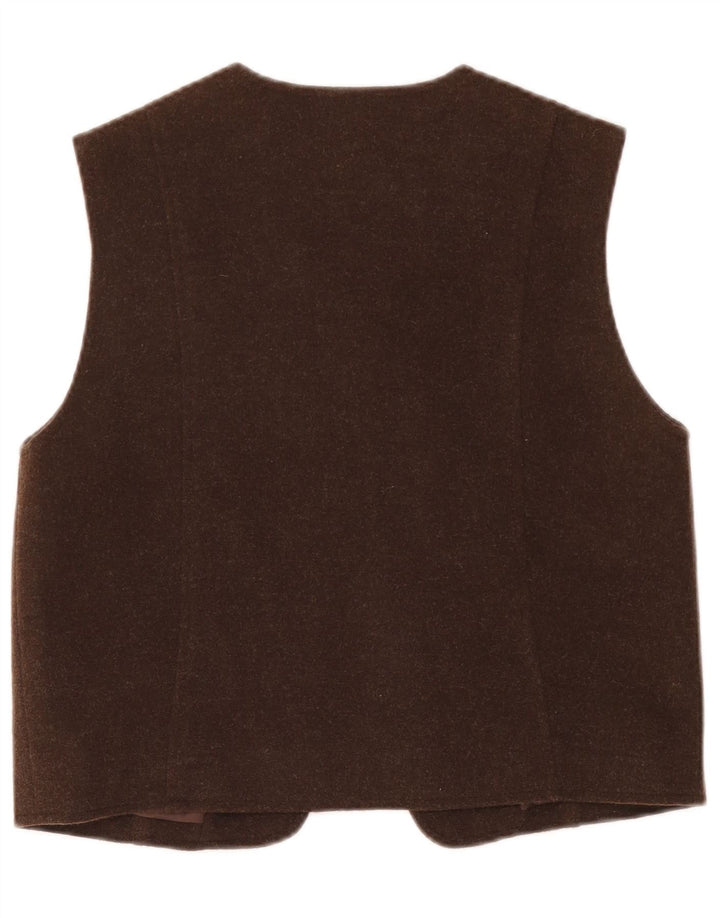 Gilet Trachten da donna Distler EU 38 Lana marrone medio