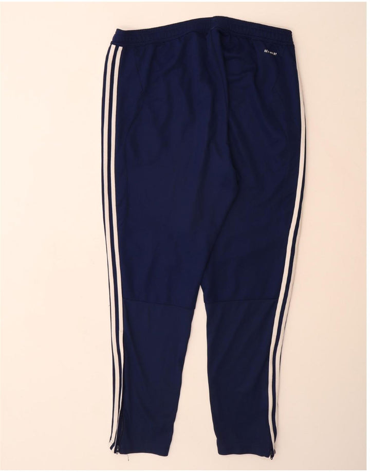 Pantaloni da tuta ADIDAS Aeroready da uomo XL poliestere blu navy