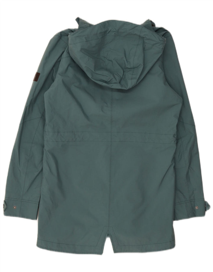 Impermeabile con cappuccio da donna JACK WOLFSKIN UK 8/10 Small Verde Poliammide
