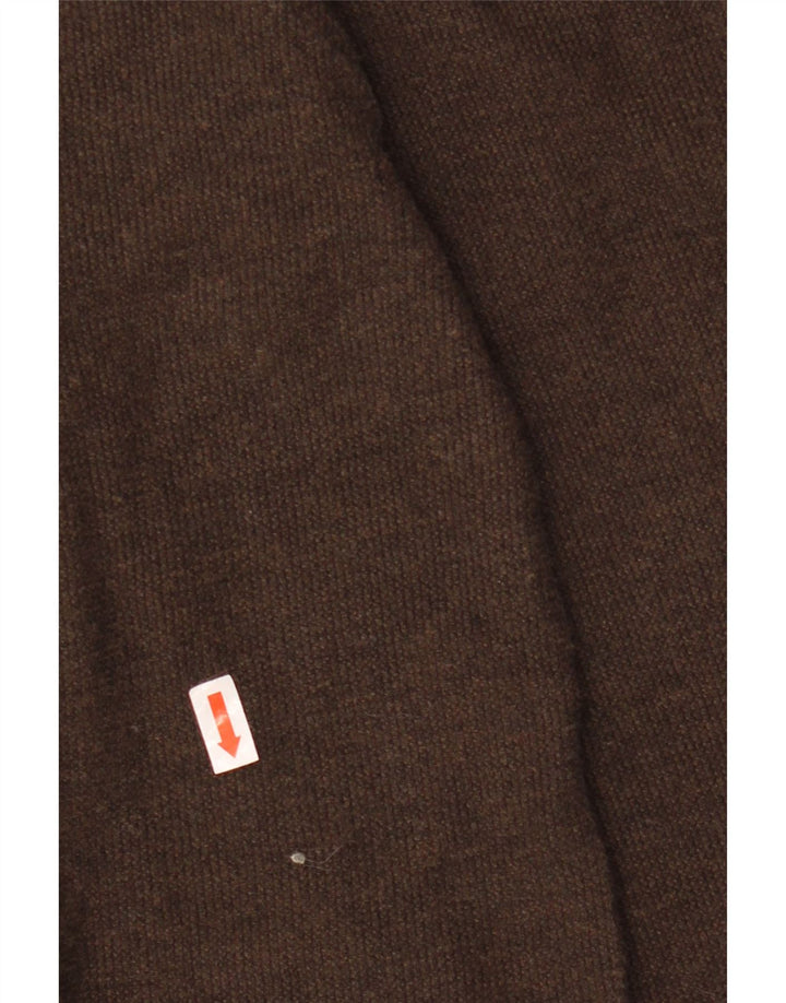 Top IZOD da uomo a maniche lunghe 2XL in cotone color block marrone