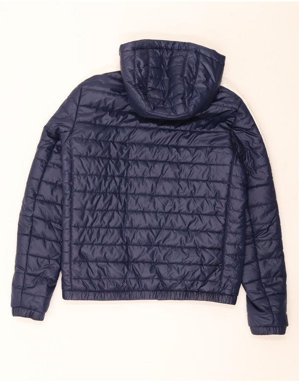 Giacca imbottita con cappuccio da uomo Puma UK 38 Medium Blu Navy Poliestere