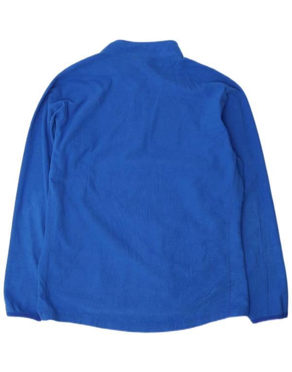 Maglione in pile Nike Therma-Fit Zip Neck da uomo 2XL blu poliestere