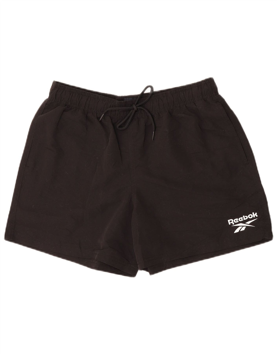 Pantaloncini sportivi Reebok da uomo medio nero in poliestere