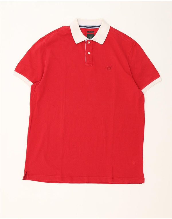 Polo da uomo slim fit Henry Cottons 3XL cotone rosso