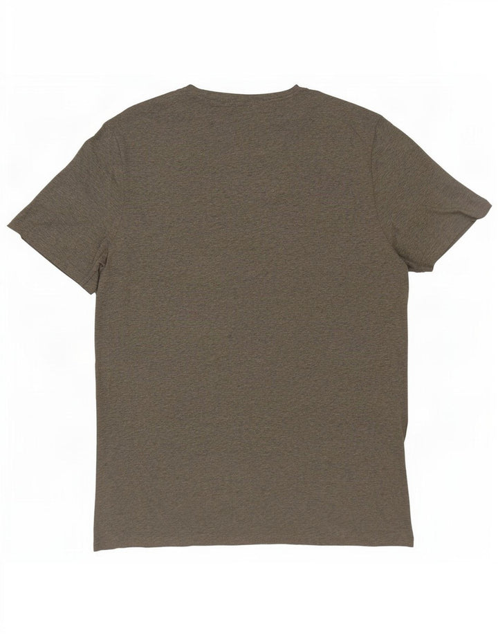 T-shirt grafica da uomo con vestibilità regolare Timberland, cotone grigio medio