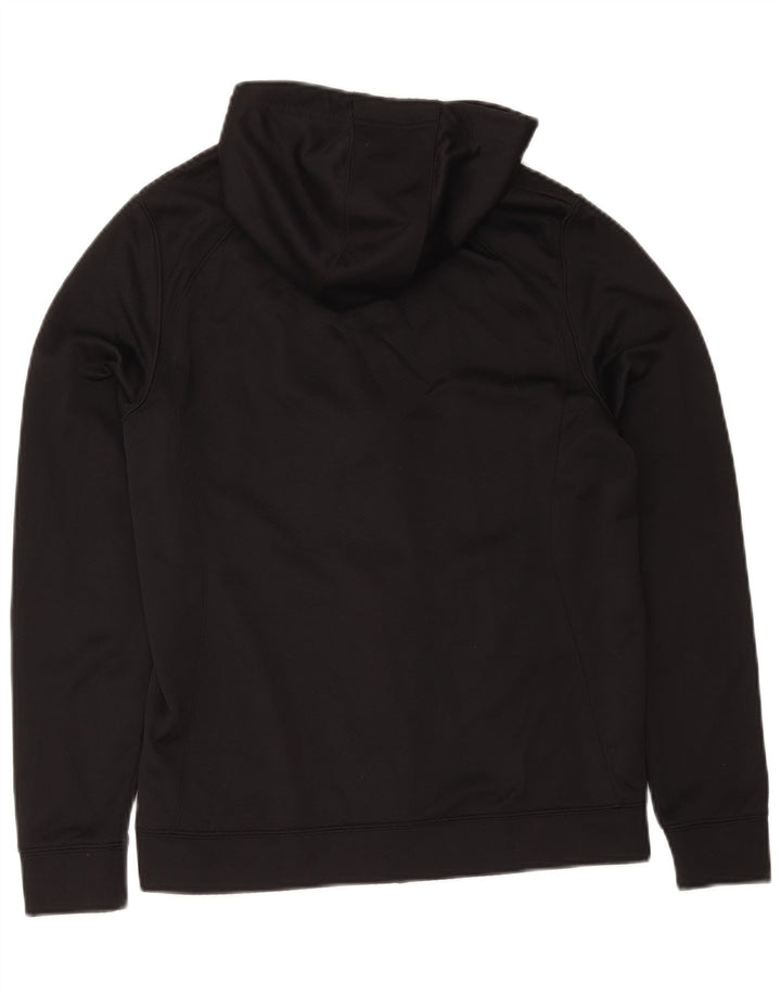 Felpa con cappuccio e zip Jordan Dri Fit da uomo, poliestere color block medio nero