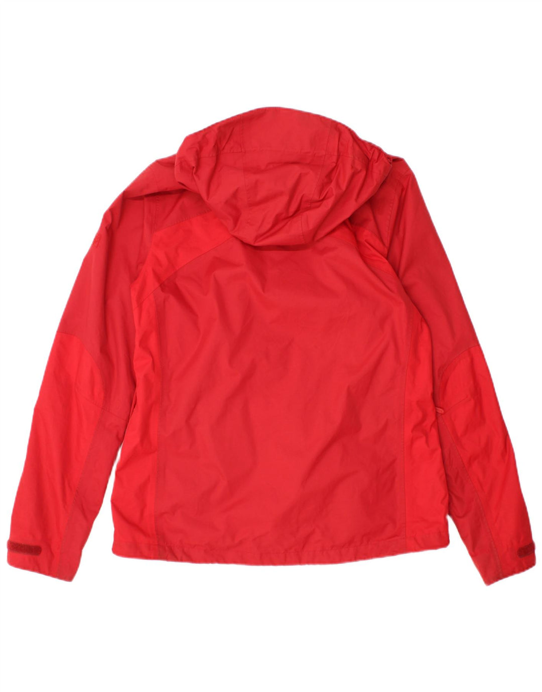 Giacca antipioggia con cappuccio da donna JACK WOLFSKIN UK 8/10 Small Rosso Poliammide