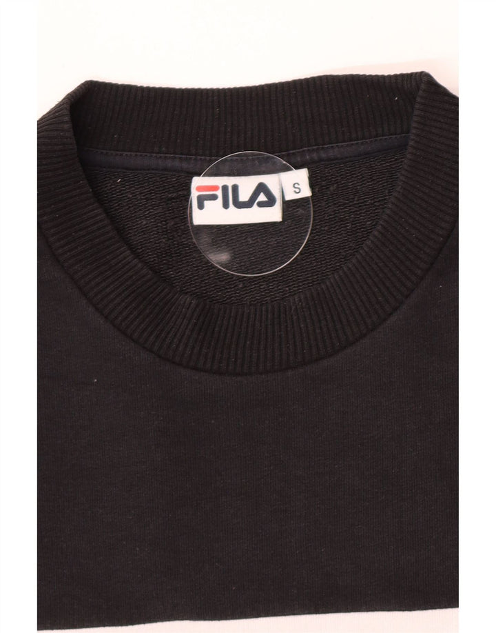 Fila Felpa grafica da uomo Maglione piccolo multicolore Colourblock
