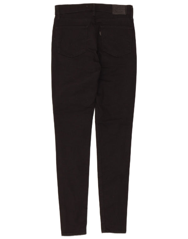 Jeans skinny Levi's da donna 720 a vita super alta W26 L30 cotone nero