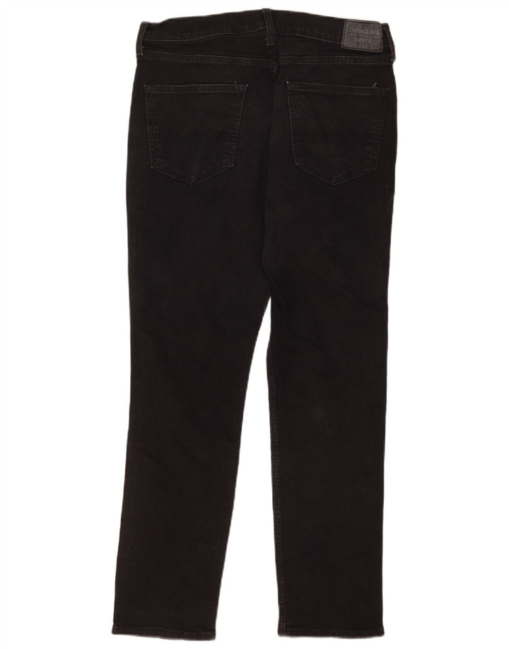 Jeans Levi's Denizen Slim da uomo W33 L30 cotone nero