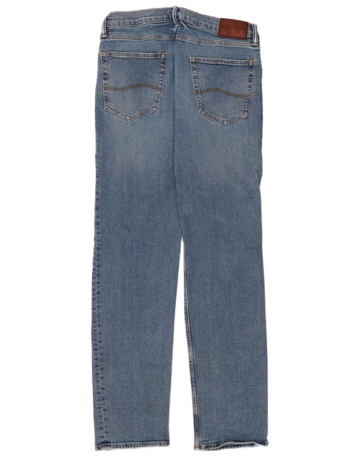 Jeans dritti da uomo Marks & Spencer W32 L31 cotone blu