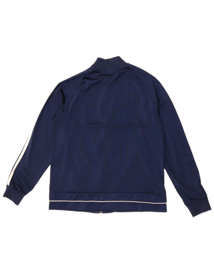 Giacca da tuta da ragazzo Adidas 13-14 anni in poliestere blu navy