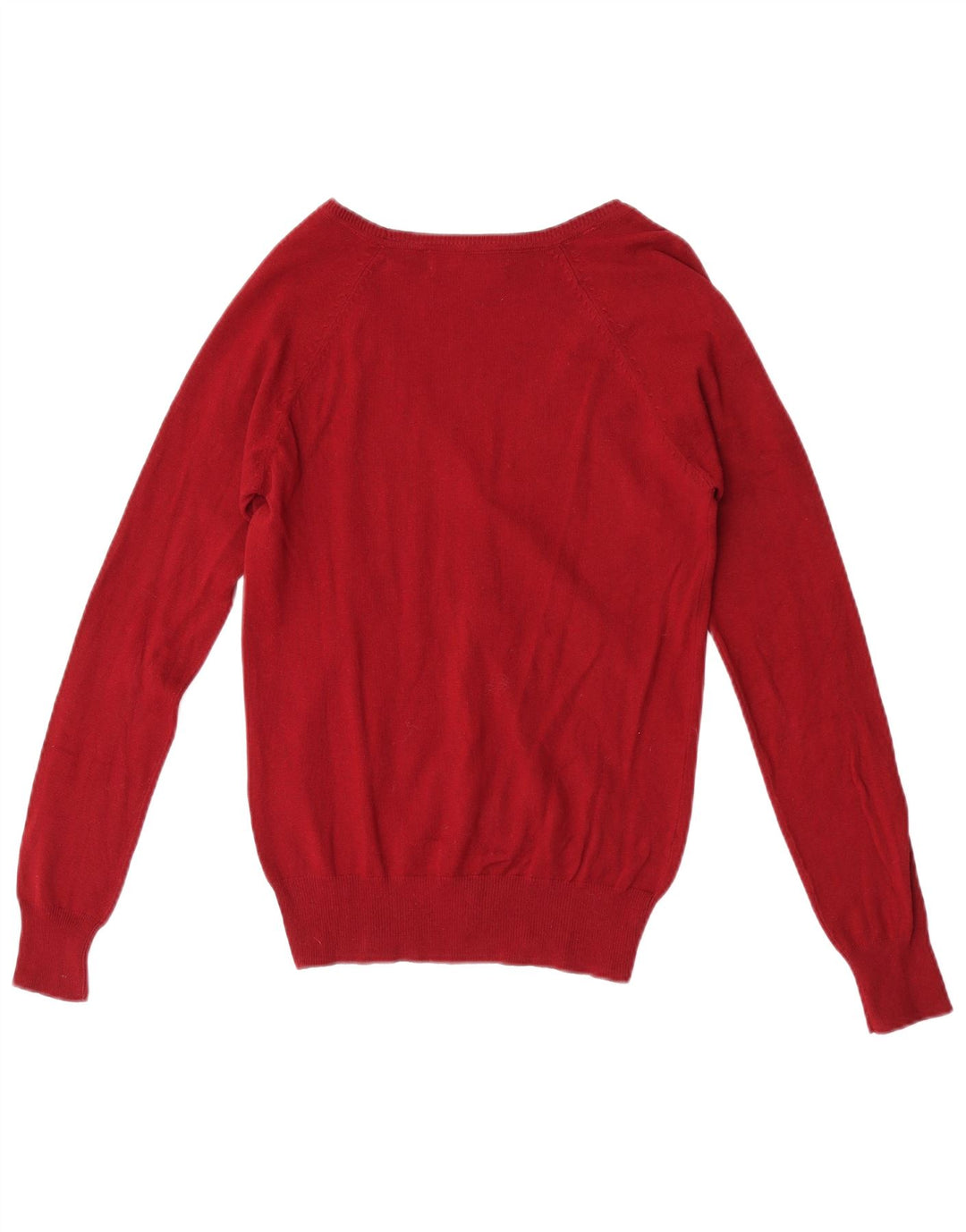 Maglione cardigan da donna Zara in cotone rosso medio