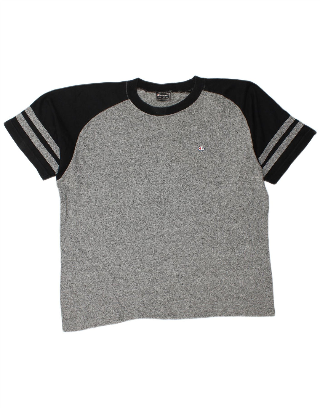 T-shirt da uomo Champion Top XL grigia a blocchi di colore