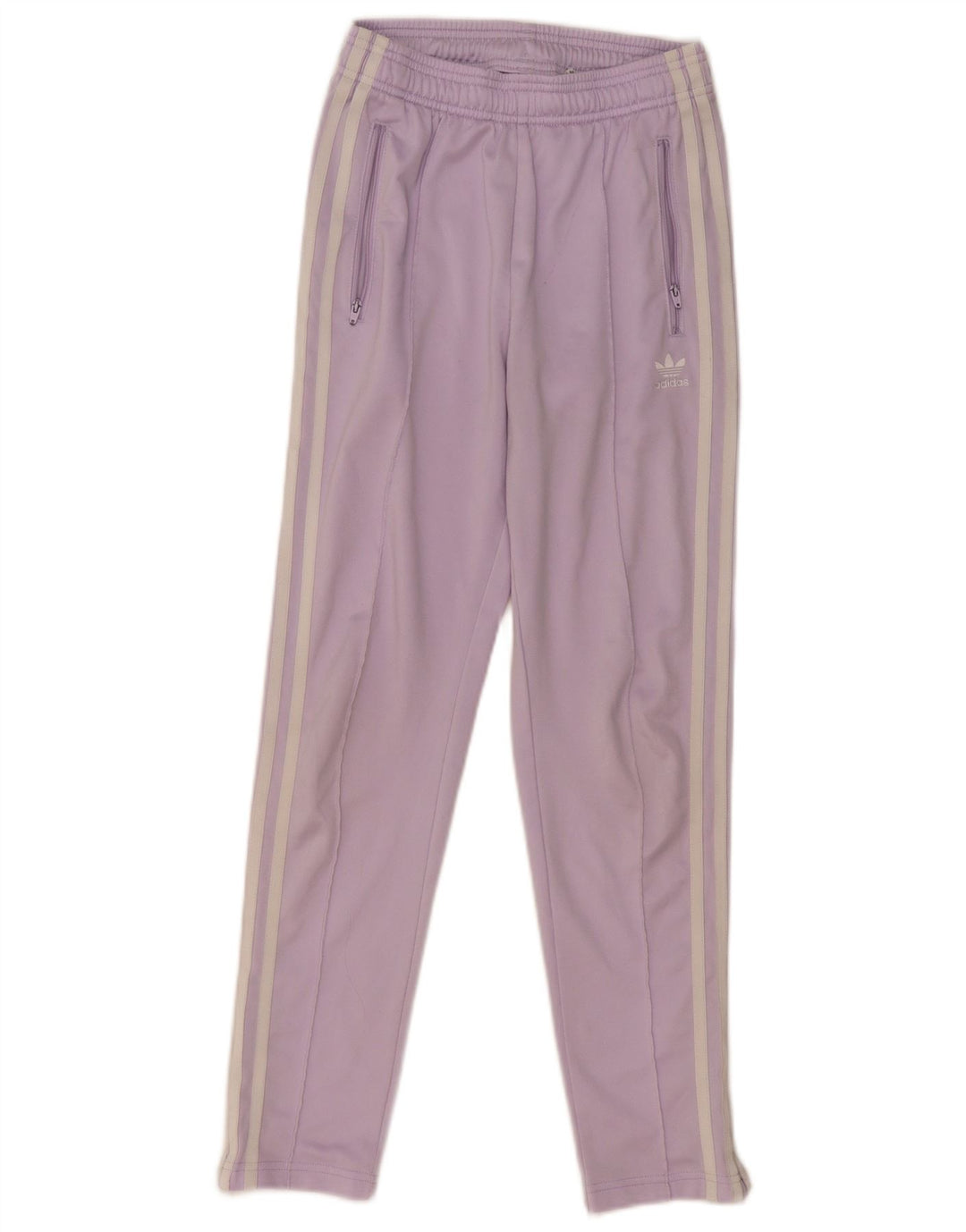 Pantaloni della tuta da bambina ADIDAS 11-12 anni in poliestere viola