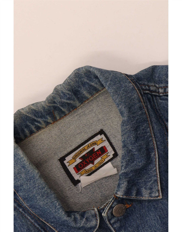 Giacca in denim corto da donna Oxygen UK 12 Blu medio