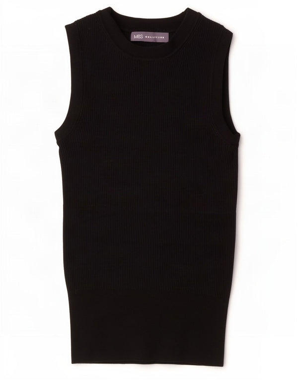 Canotta da donna Marks & Spencer UK 8 piccola in viscosa nera
