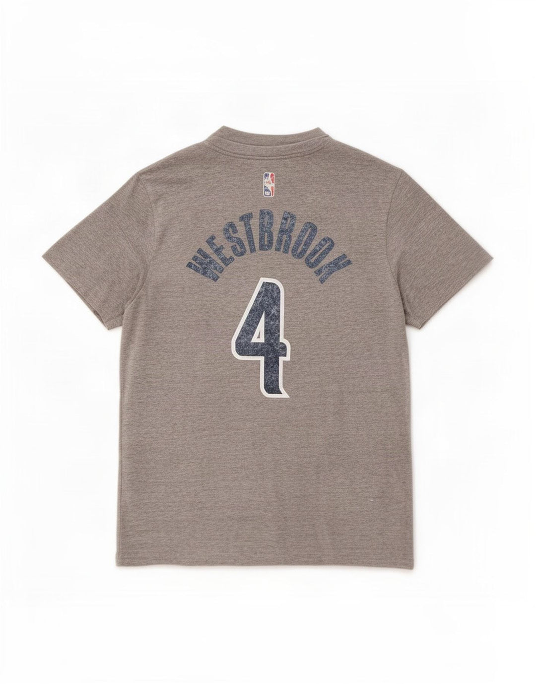 Maglietta grafica Nike Washington Wizards da uomo, colore grigio medio