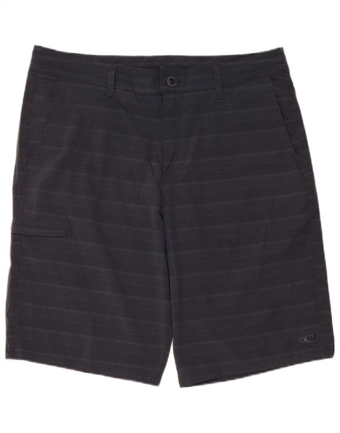 Pantaloncini cargo da uomo O'NEILL W34 poliestere a righe grandi blu navy