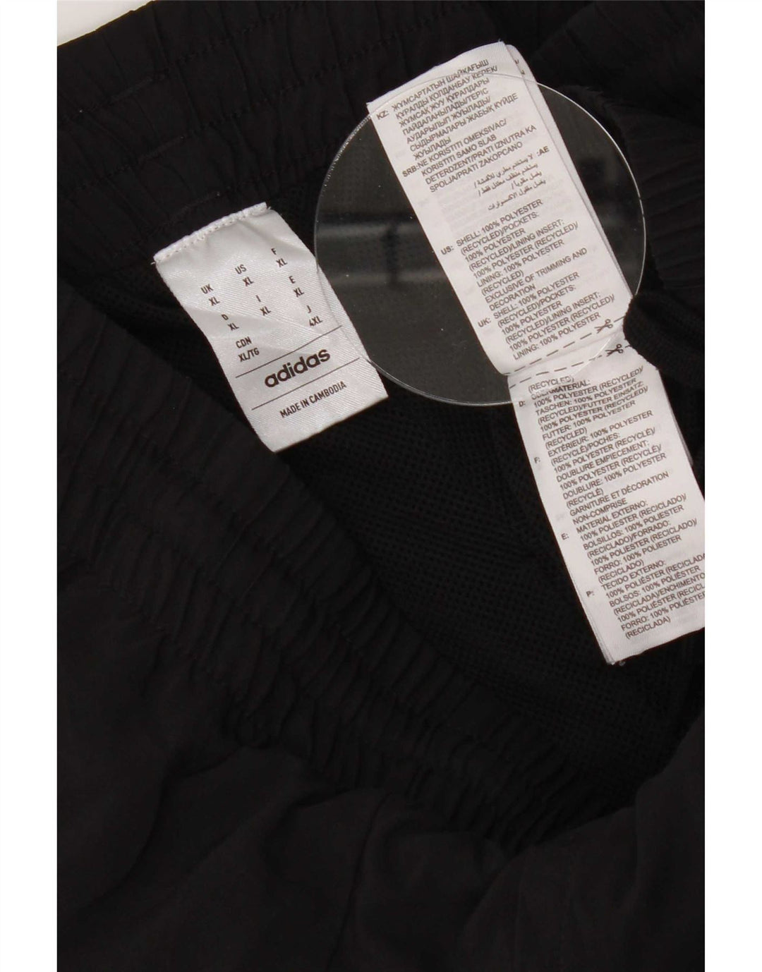 Pantaloni da tuta da uomo Adidas Joggers XL poliestere nero