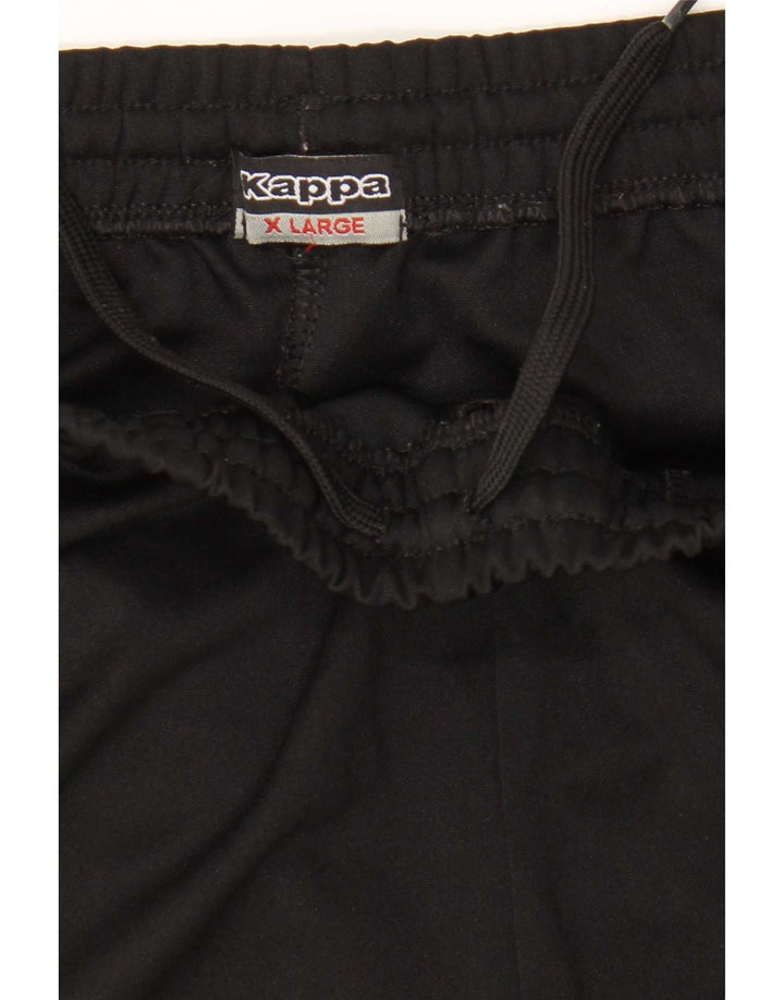 Pantaloni da tuta con grafica Kappa da uomo XL poliestere nero