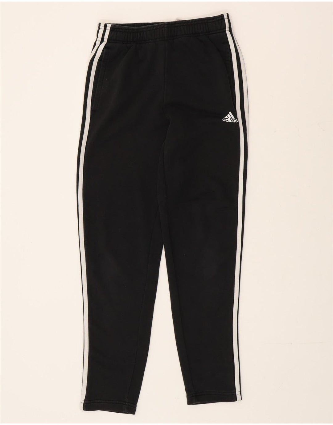 Pantaloni da tuta da uomo Adidas Small in cotone nero
