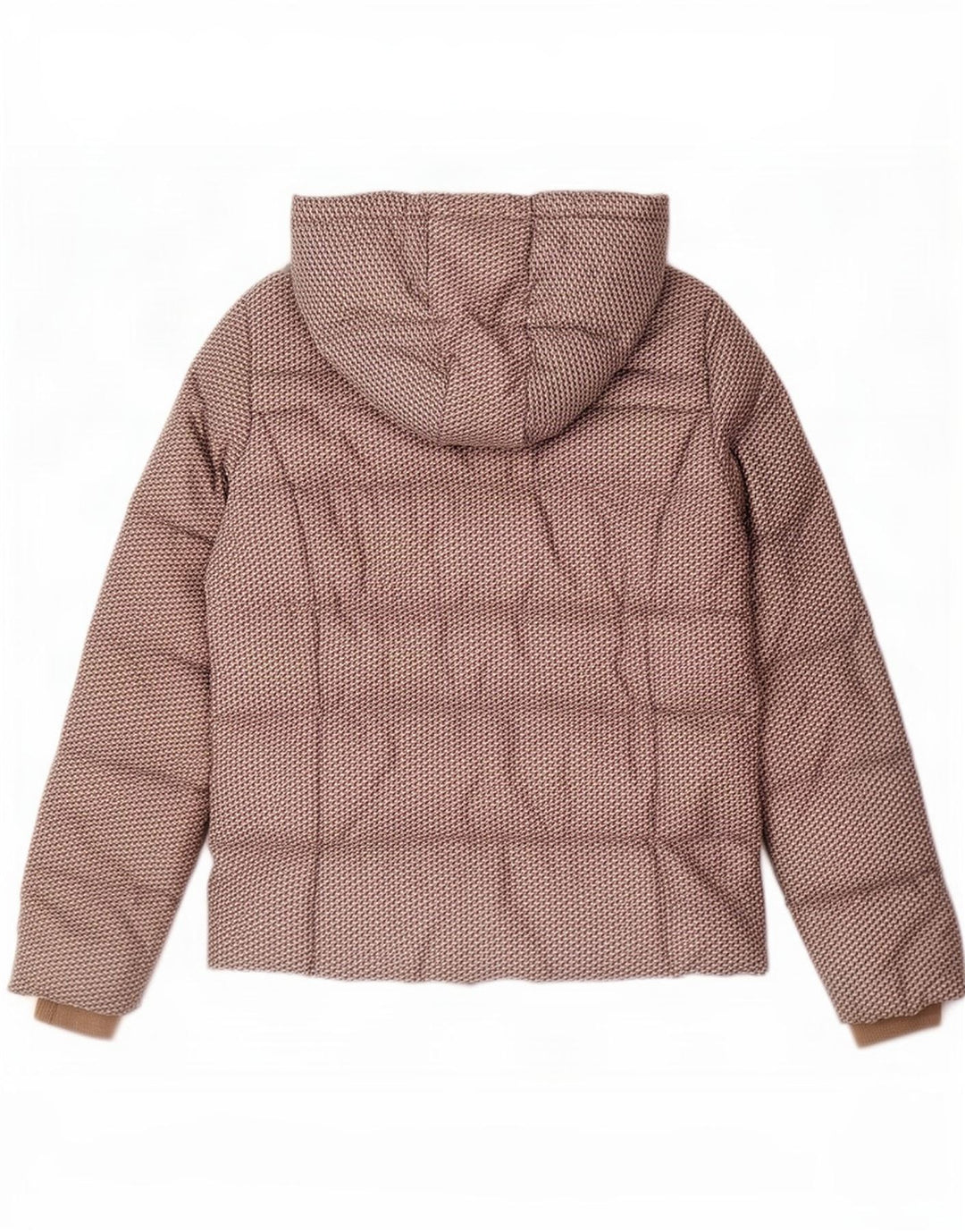 Giacca imbottita con cappuccio da donna Marlboro Classics EU 42 Large Grey Geometric