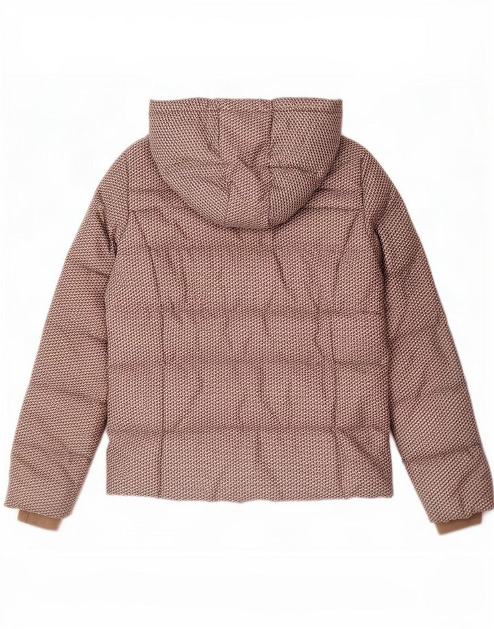 Giacca imbottita con cappuccio da donna Marlboro Classics EU 42 Large Grey Geometric
