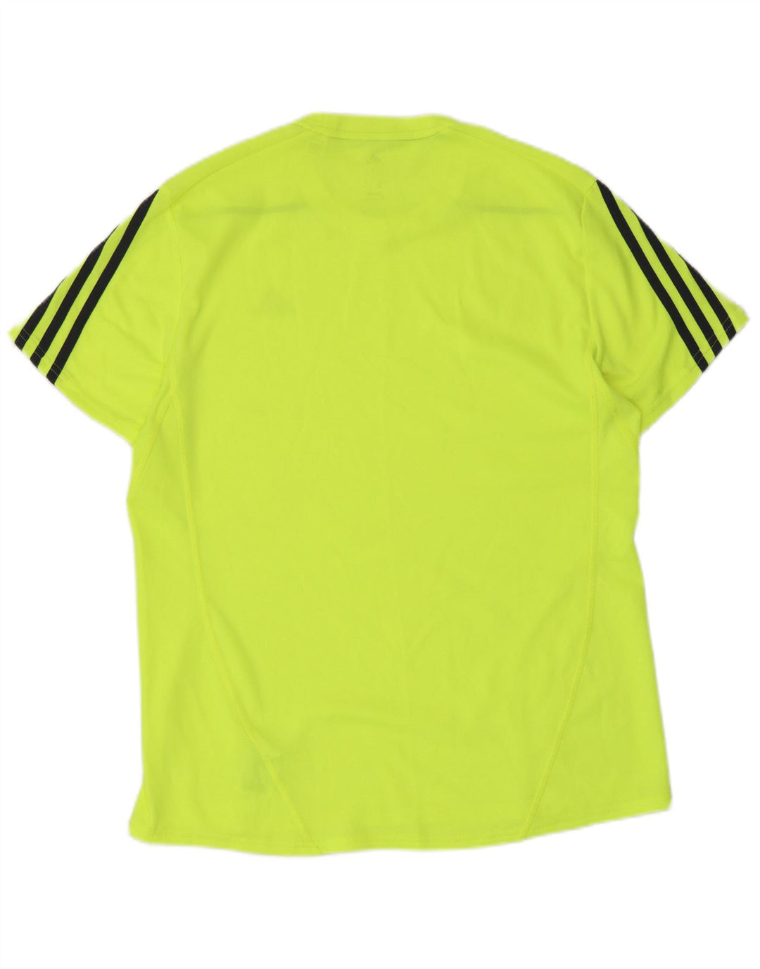 T-shirt Adidas Climalite da uomo Top in poliestere giallo medio