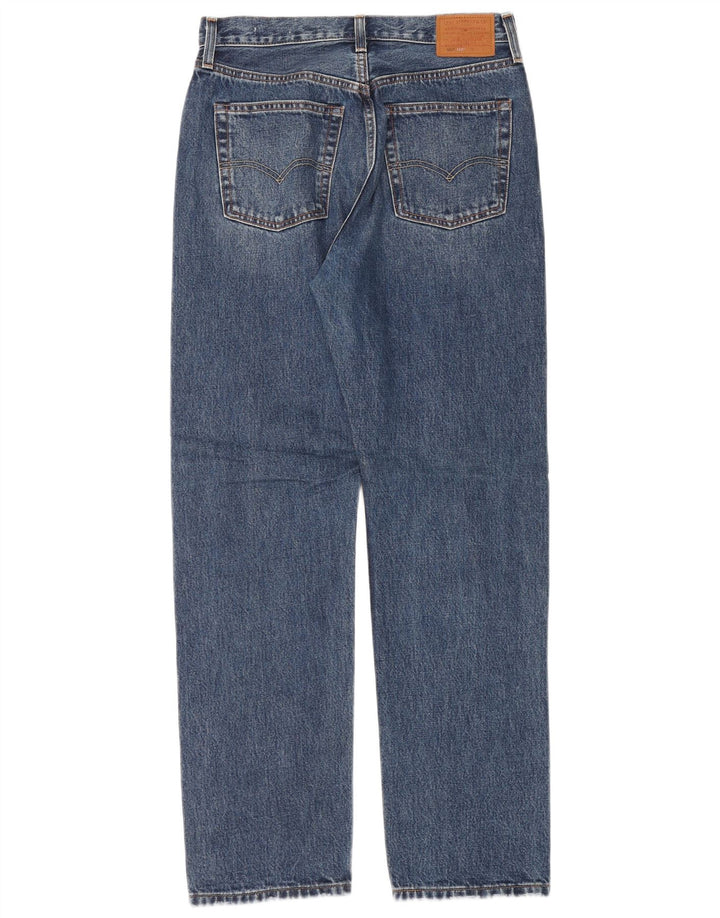 LEVI'S Mens 501 Straight Jeans W27 L30 Blue Cotton