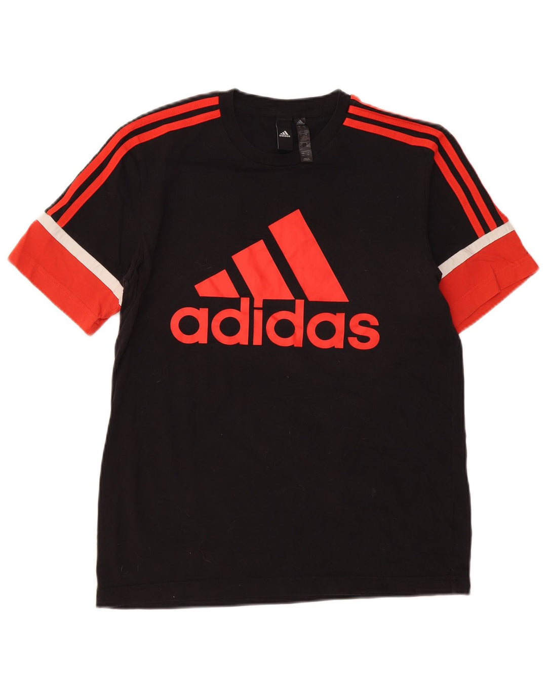 T-shirt grafica da uomo Adidas Top Small Black Colourblock