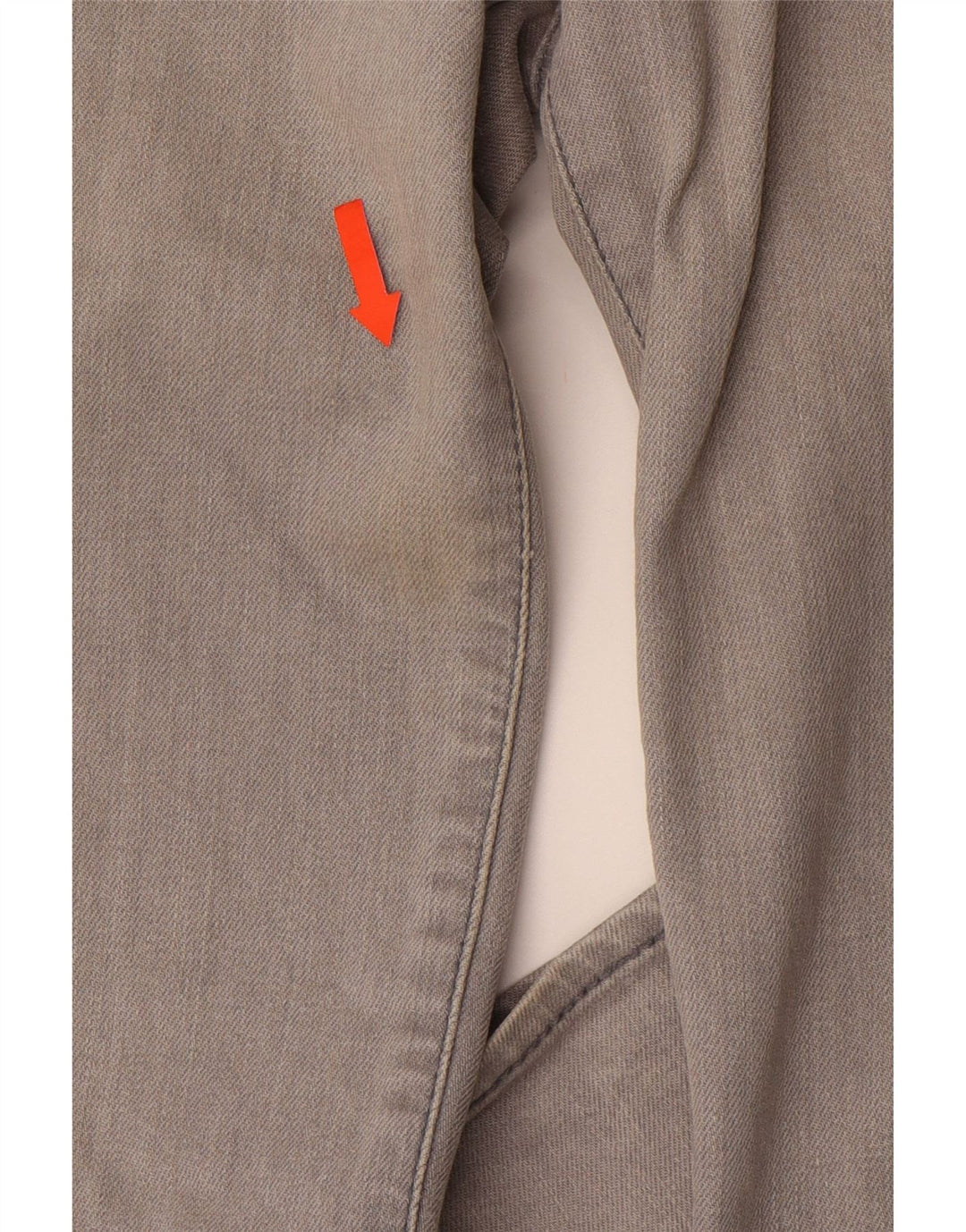 CALVIN KLEIN Jeans dritti da donna W28 L33 cotone grigio