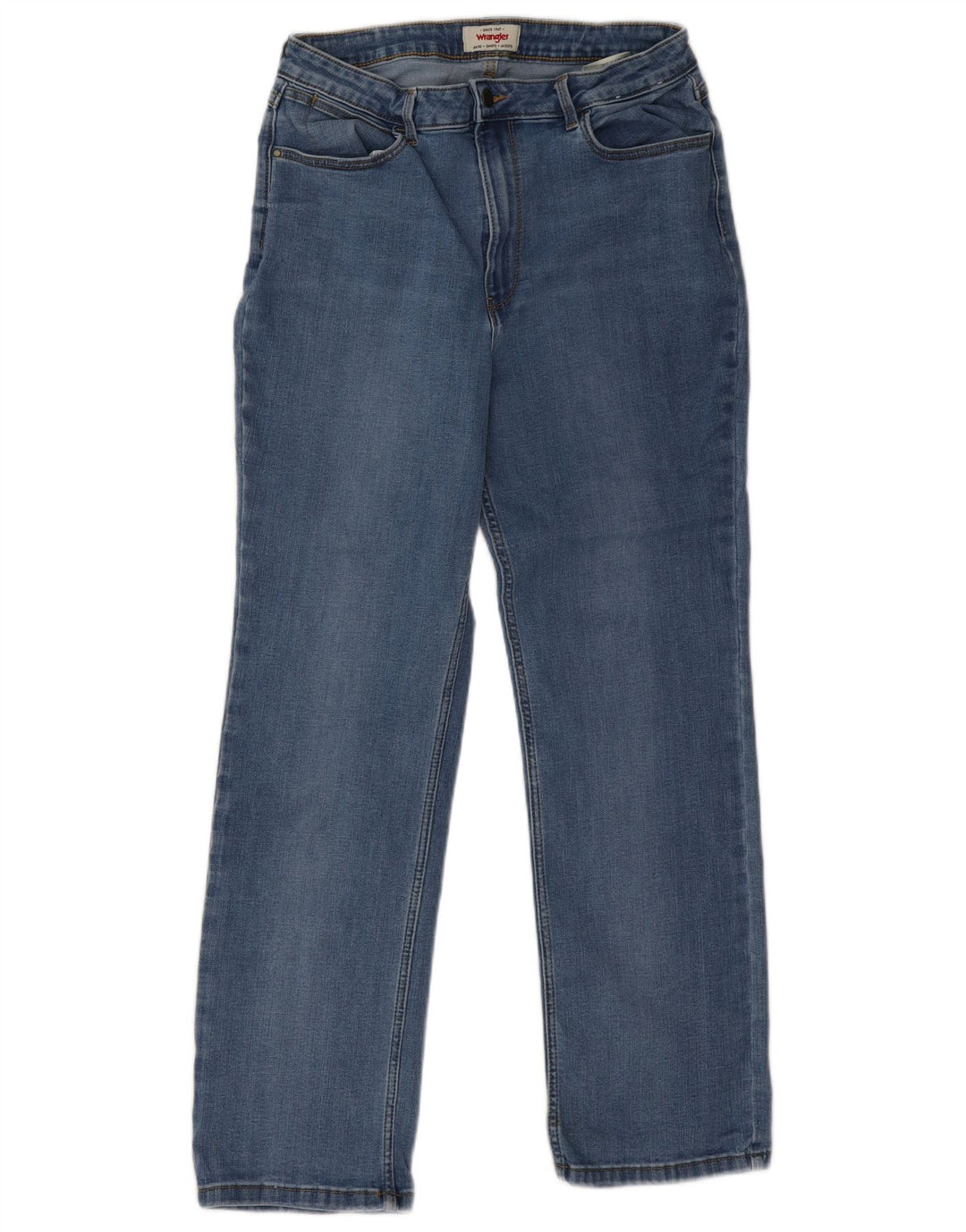 Jeans dritti da uomo Wrangler W32 L30 cotone blu