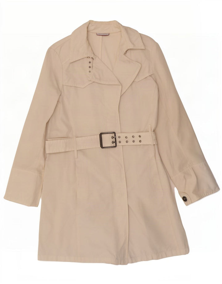 Trench da donna Max & Co. UK 14 Poliammide medio bianco sporco