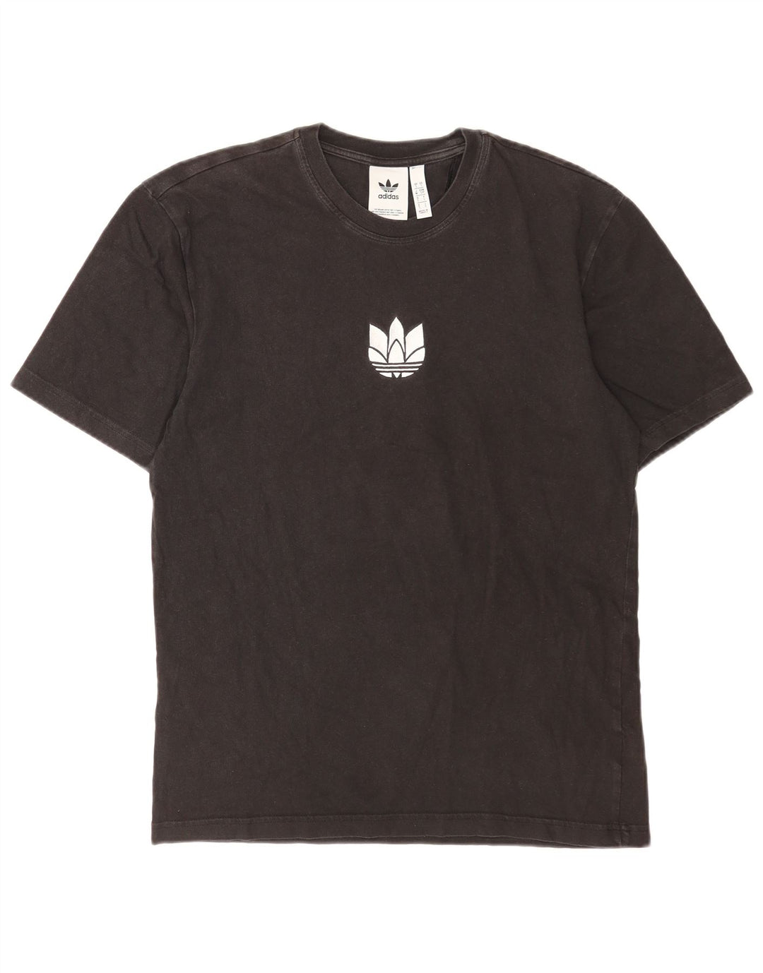 T-shirt Adidas da uomo Top Small in cotone nero