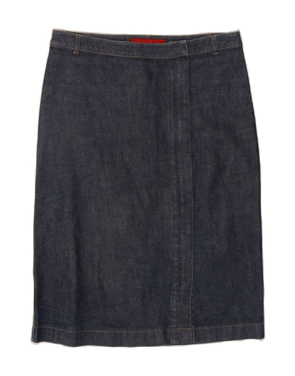 FCUK Womens Denim Skirt UK 12 Medium W26  Blue Cotton