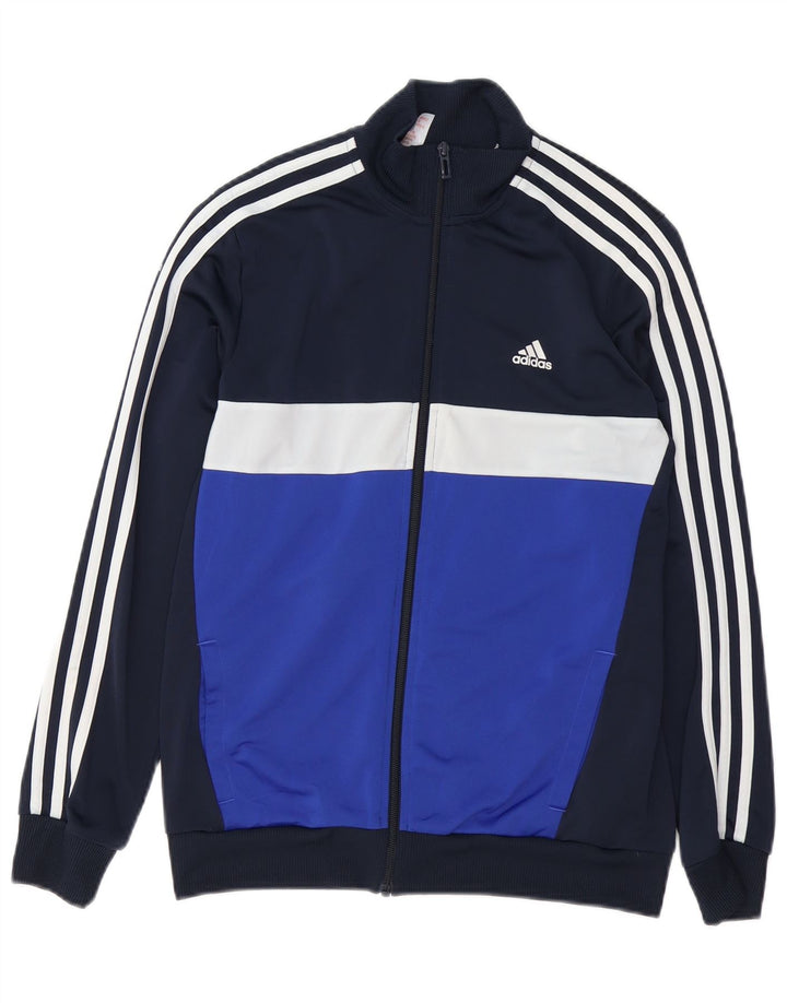Giacca da tuta ADIDAS Aeroready da ragazzo 13-14 anni blu navy