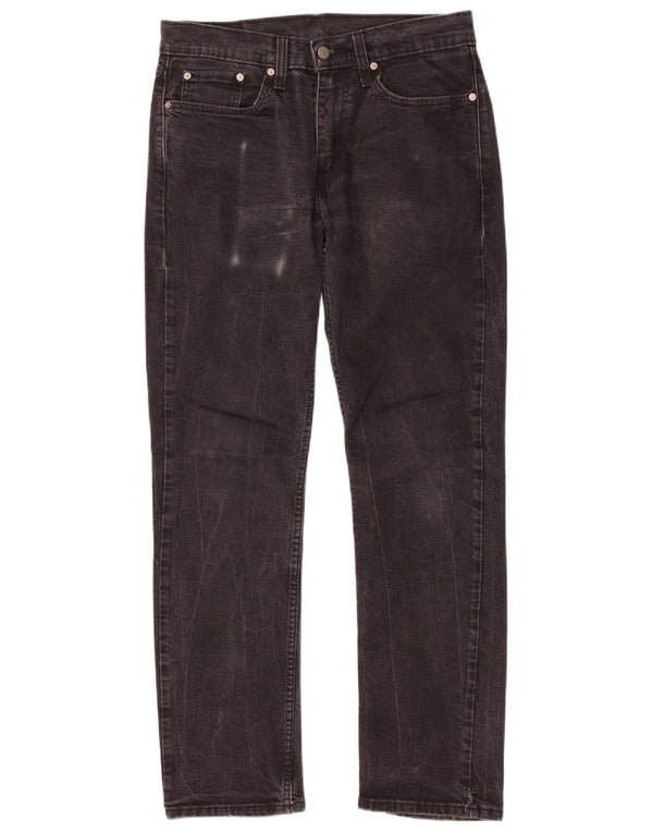 Levi's Uomo 514 Jeans dritti W31 L32 Cotone Nero